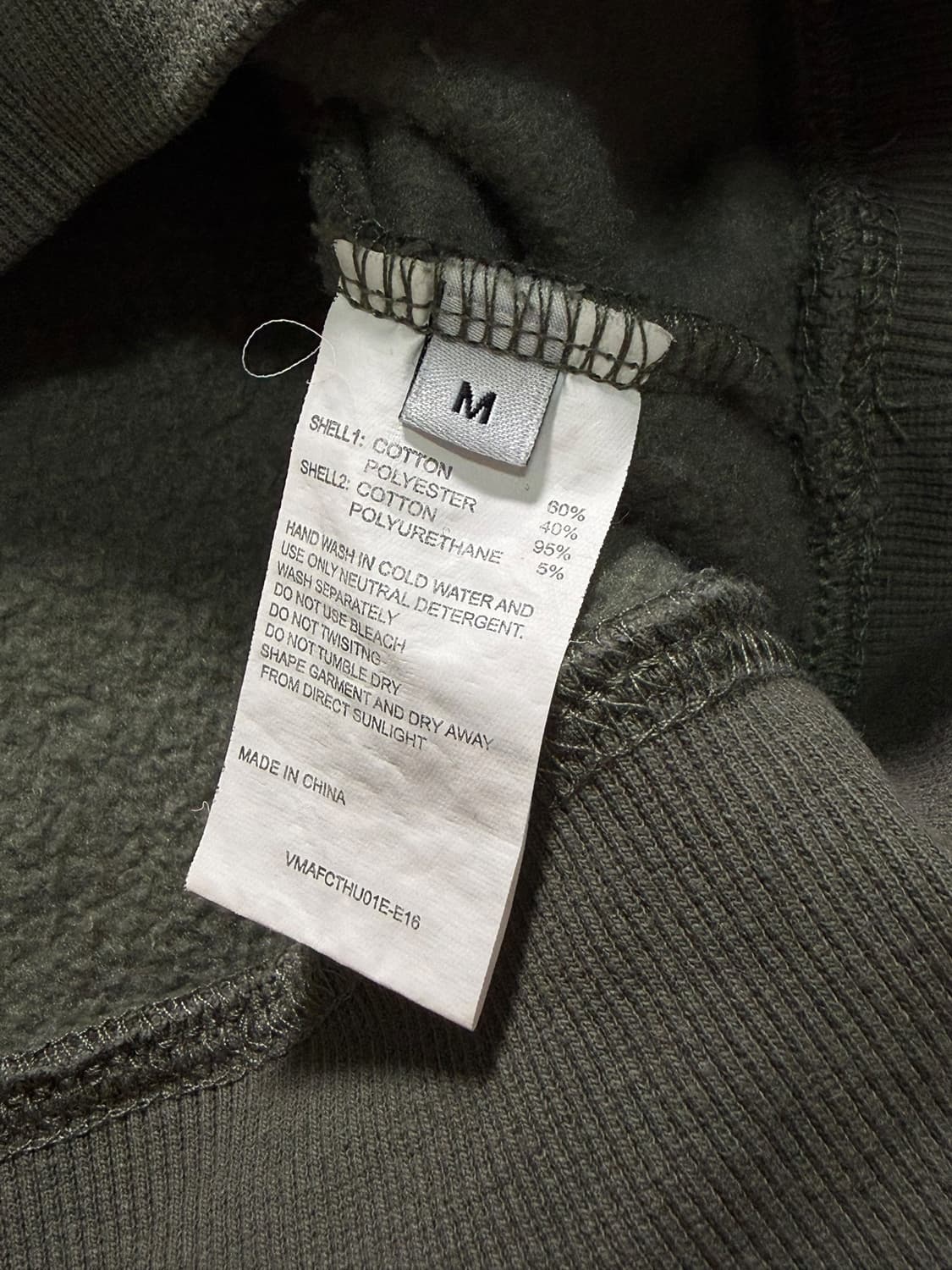 비바스튜디오 카키 후드티 상품이미지5