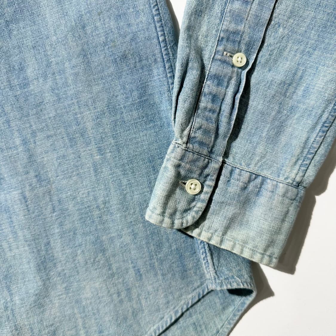 폴로 랄프로렌 샴브레이 데님 셔츠 상품이미지5