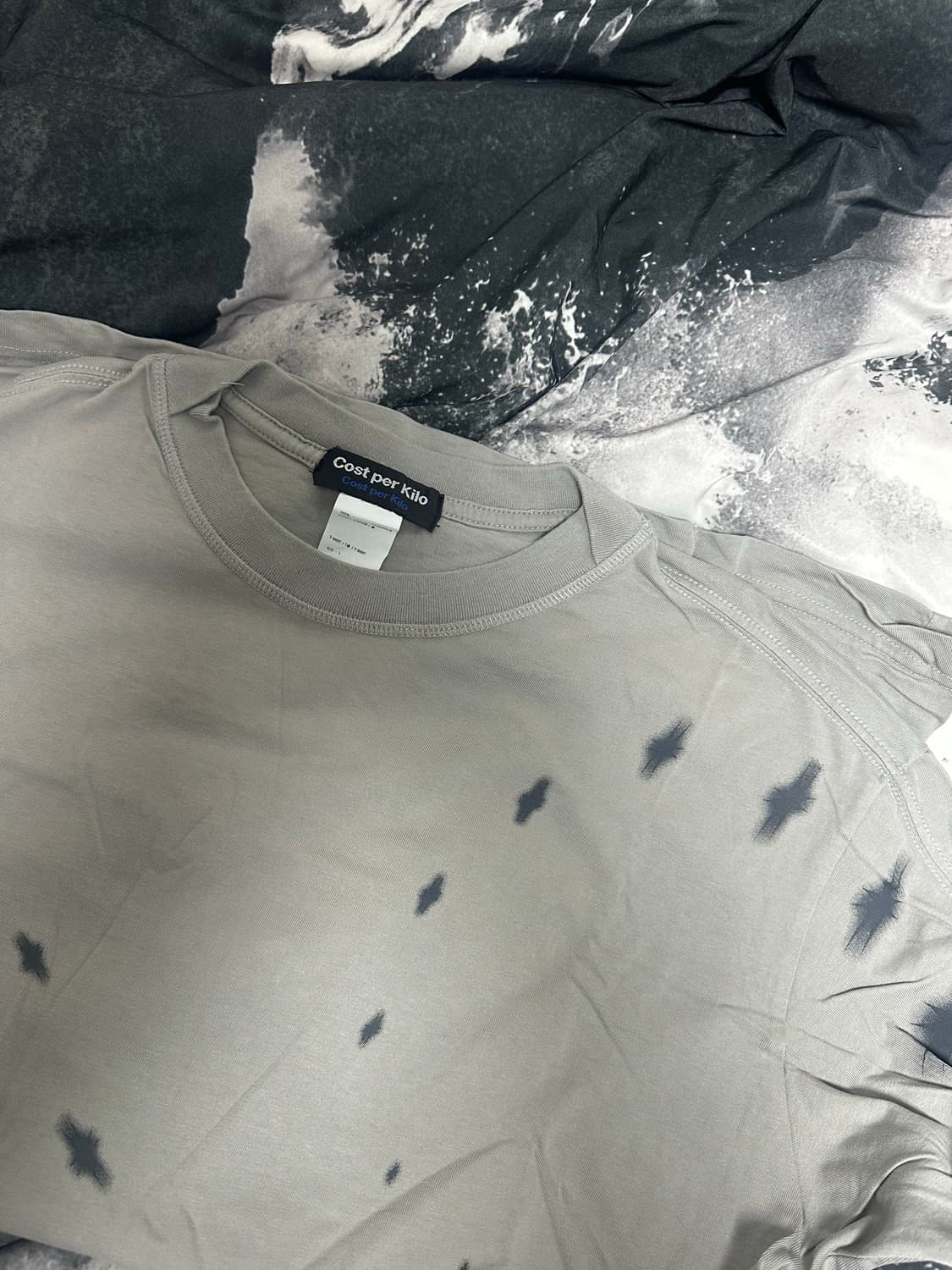 코스트퍼킬로 DIRTY STAR T-SHIRT-GREY 더티스타 상품이미지8