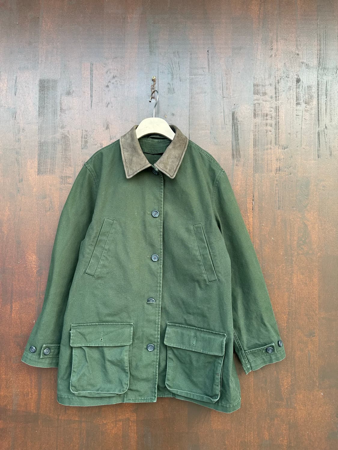 스웨이드 카라 헌팅 자켓 상품이미지1