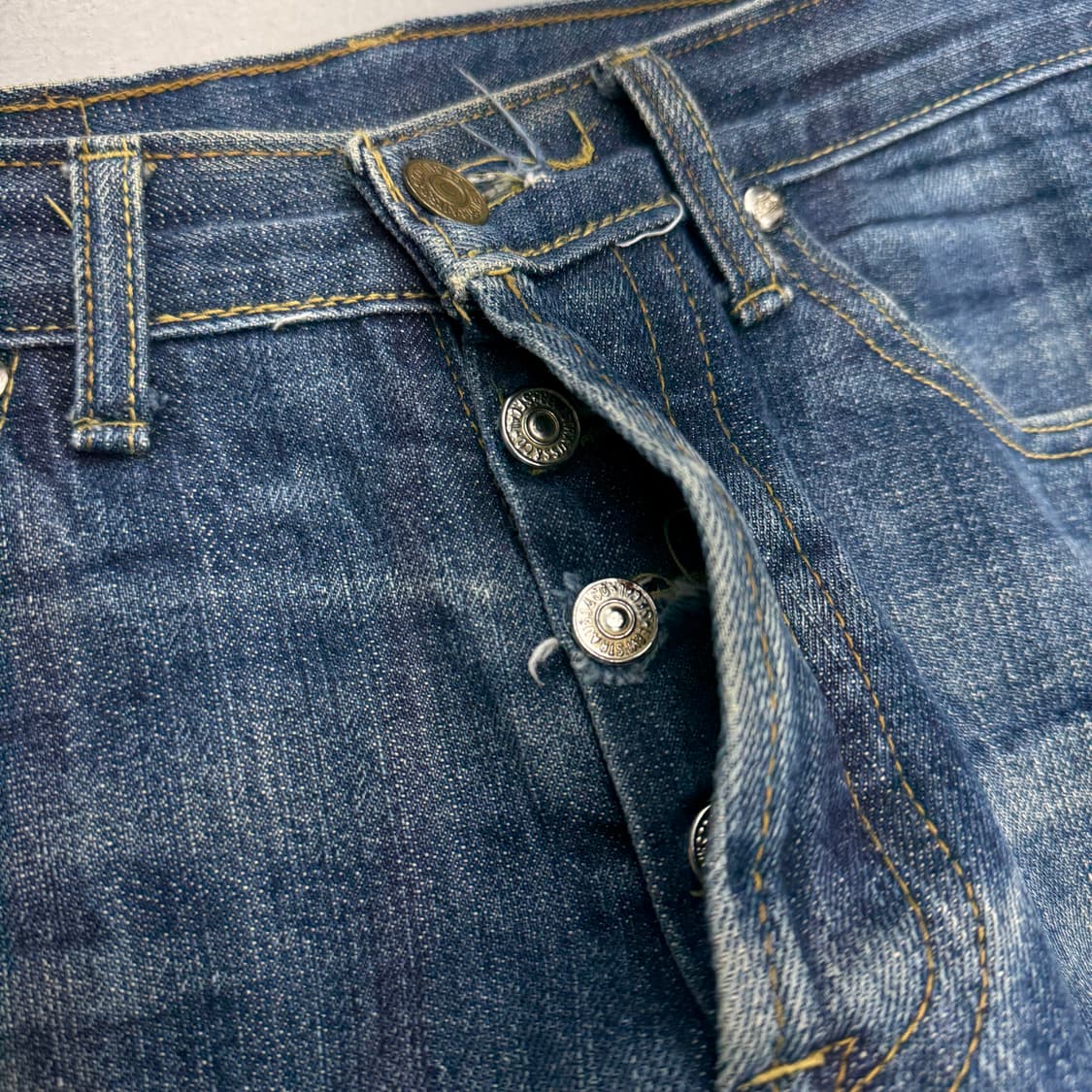 리바이스 90s 501XX 빅E 셀비지 워싱 데님팬츠 상품이미지5