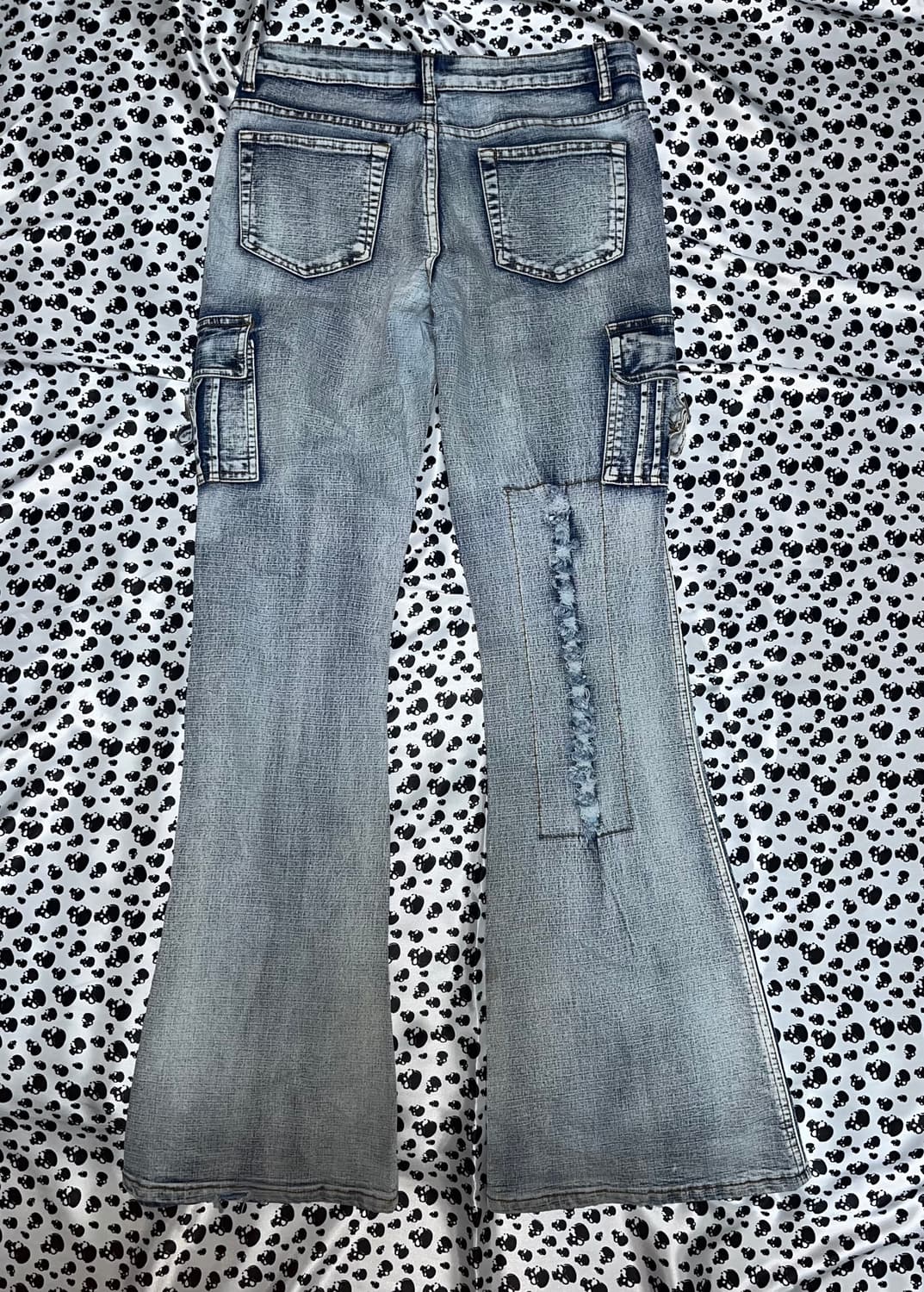 큐빈티지 카고부츠컷데님 상품이미지2