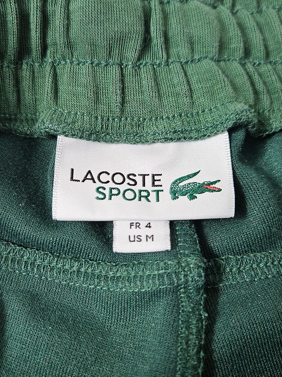 라코스테 스포츠 반바지 숏팬츠 그린 스웻팬츠 M 상품이미지4