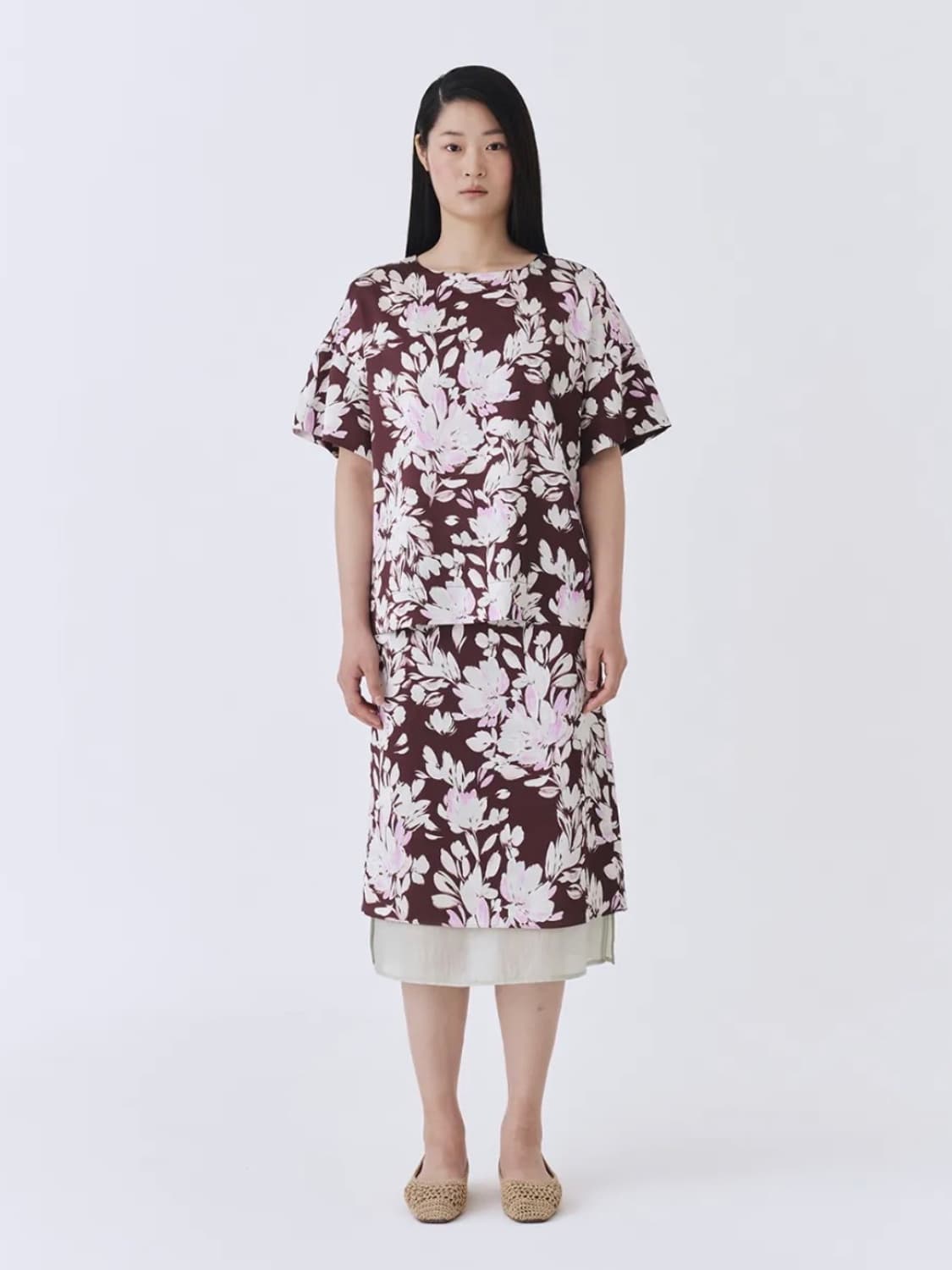 포코포스카 레이어드 스커트 sheer layered skirt 상품이미지3