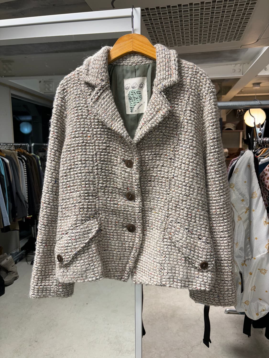 Io comme io 울자켓 상품이미지3