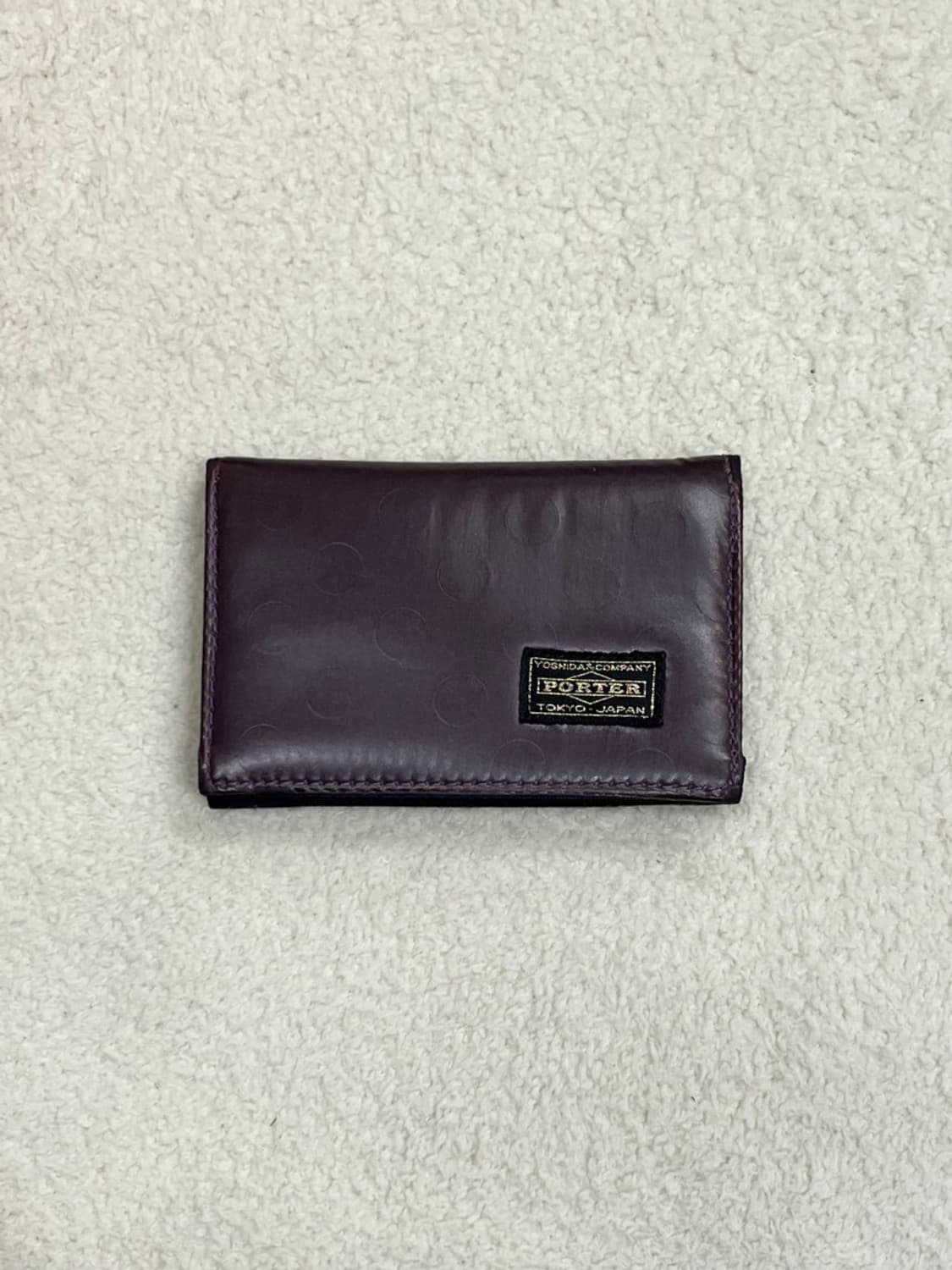 포터 도트 카드지갑 퍼플 상품이미지1