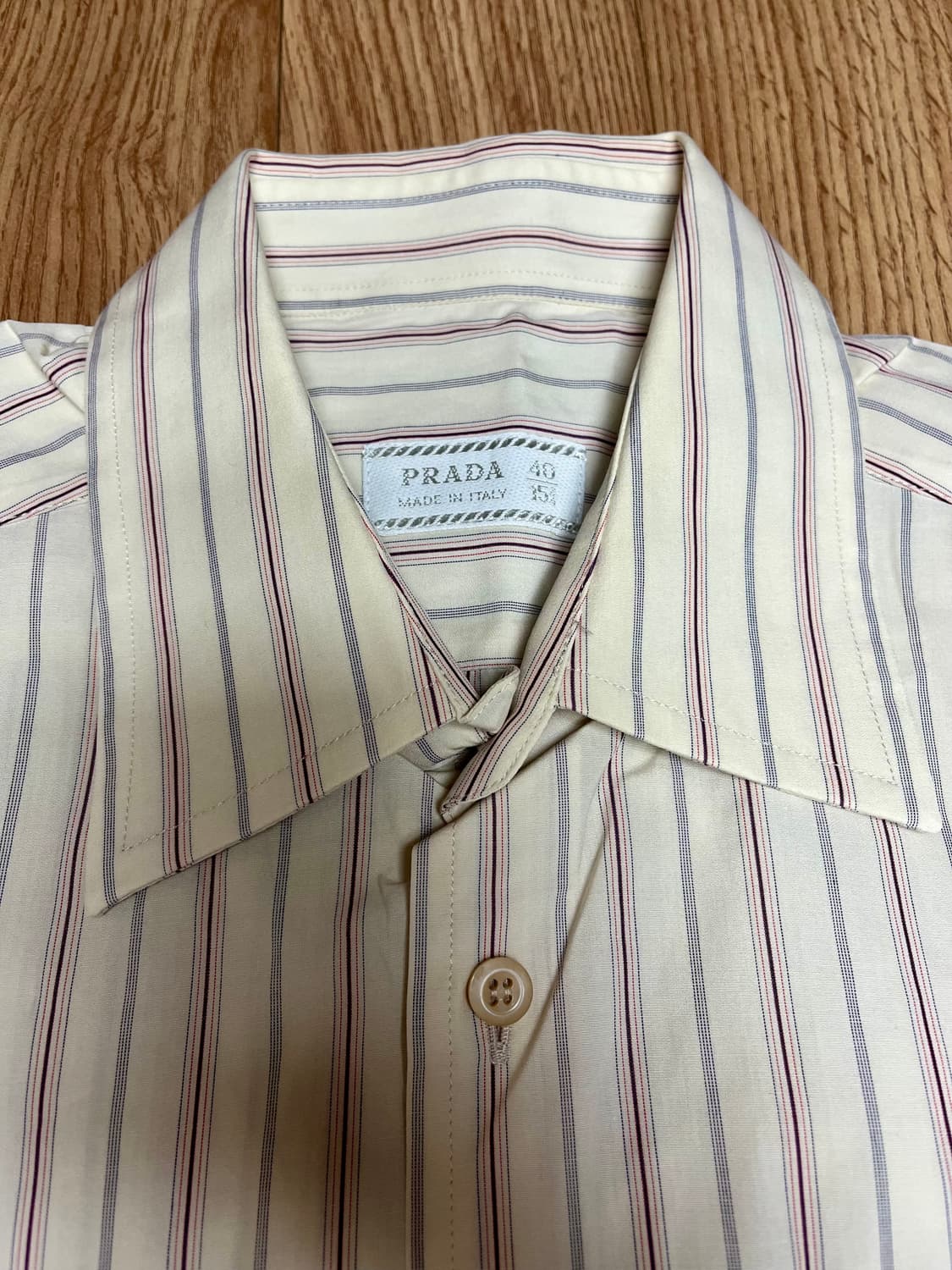 프라다 Prada 남자 스트라이프 셔츠 사이즈40 상품이미지1