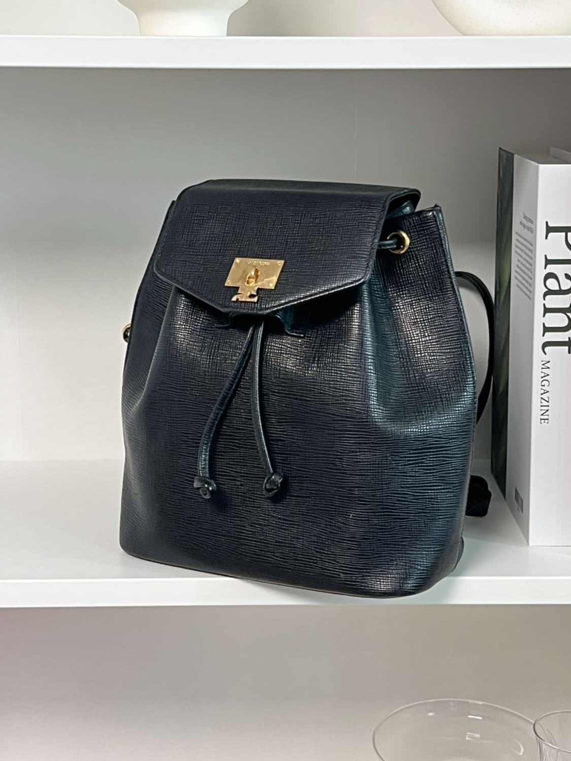 courreges / 꾸레쥬 블랙 사피아노 백팩  상품이미지1