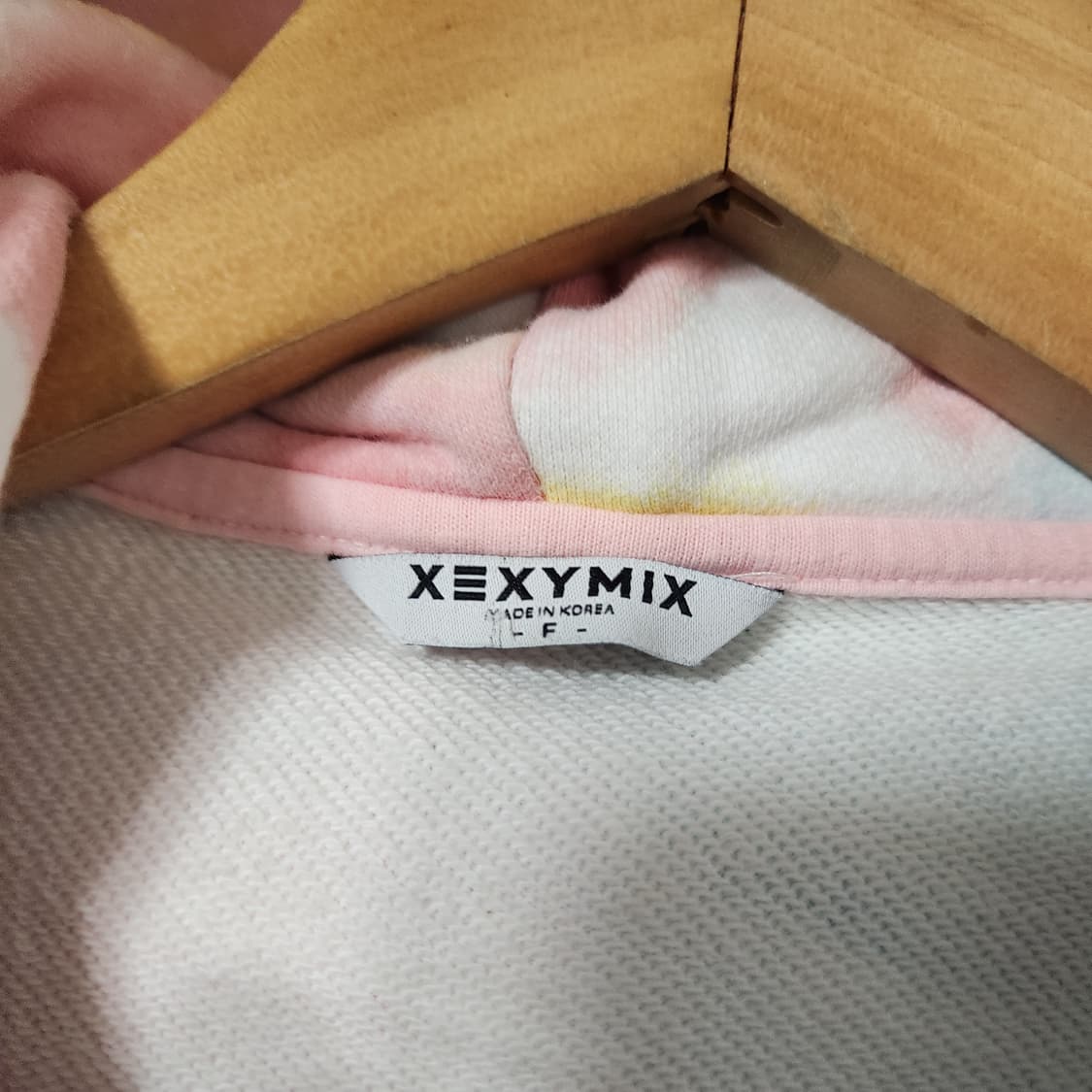 J188 [F] 젝시믹스 타이다이 크롭 후드 집업 상품이미지3