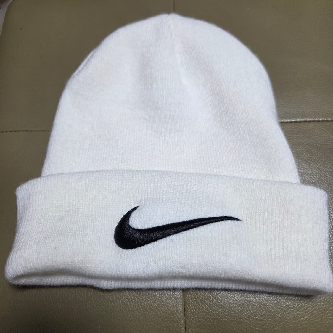 Stussy x nike 나이키 스투시 커프 비니 화이트 상품이미지3