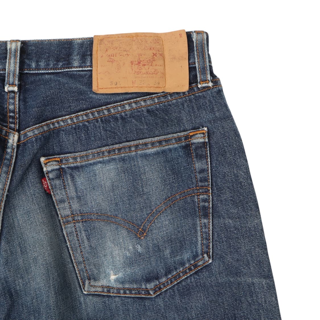 리바이스 501 워시드 진 데님팬츠 상품이미지3