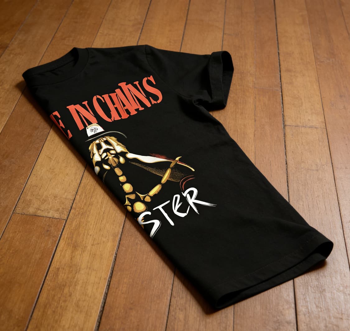 [새상품 M사이즈] Alice In Chains 커스텀 반팔 (Roost 상품이미지3