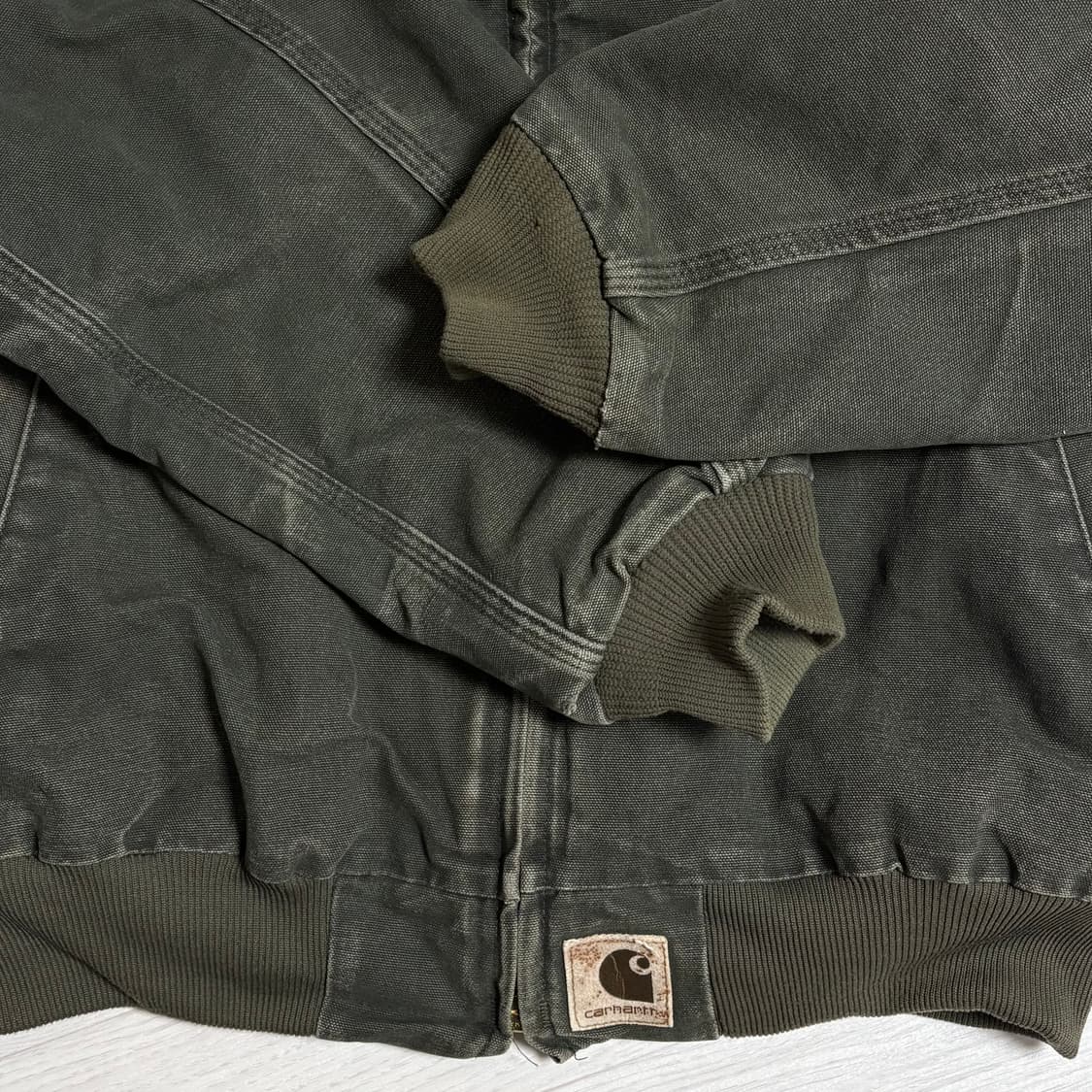 🇲🇽 00s 칼하트 J14 산타페 자켓 모스그린 상품이미지4