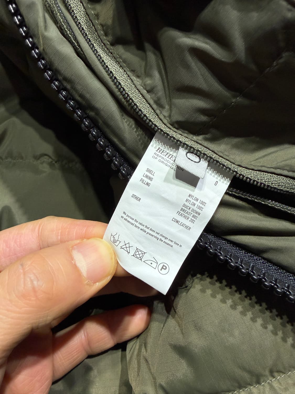 비헤비어 시에라 덕다운 파카 패딩 브라운 탄 상품이미지5