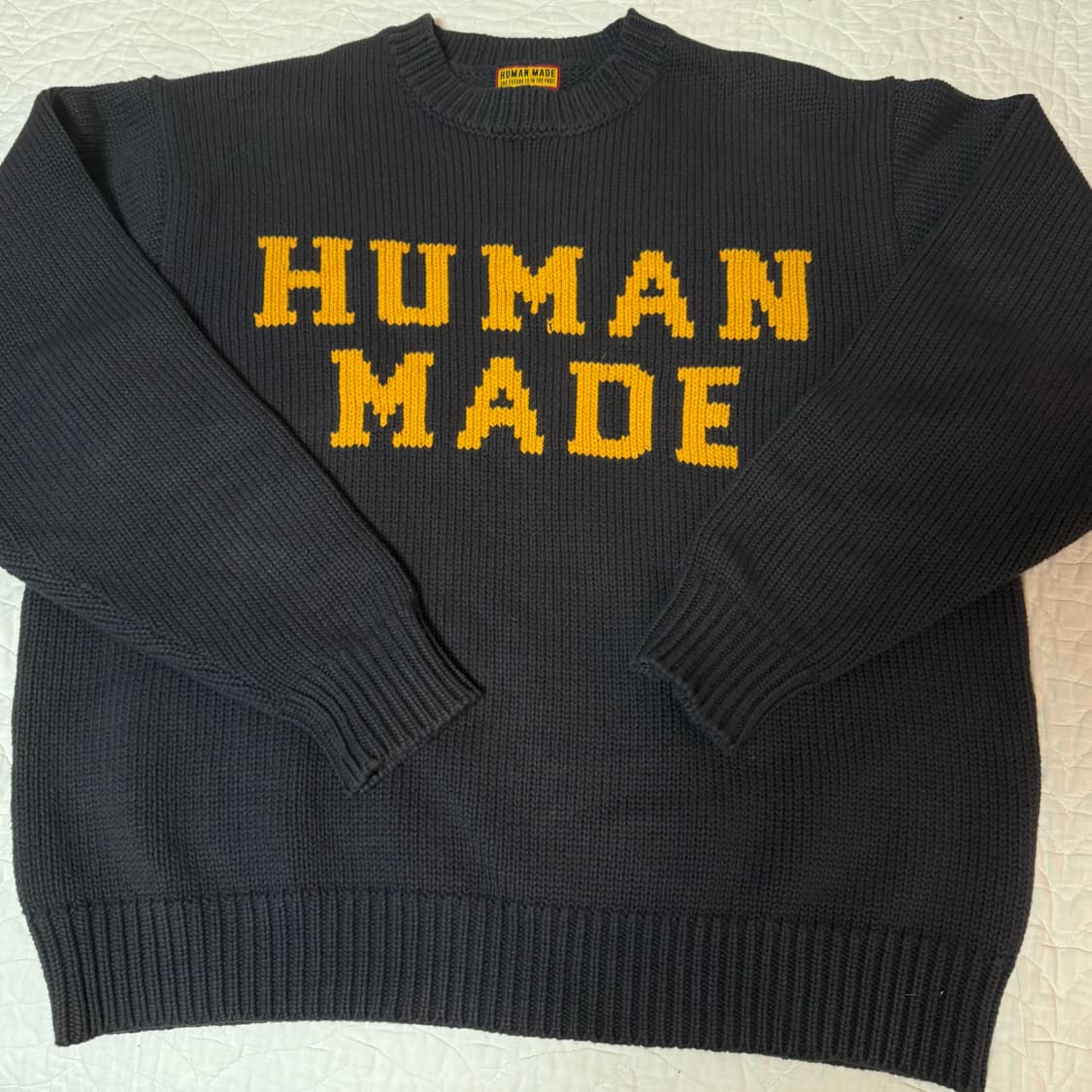 24FW 휴먼메이드 북극곰 니트 차콜 M사이즈  상품이미지3