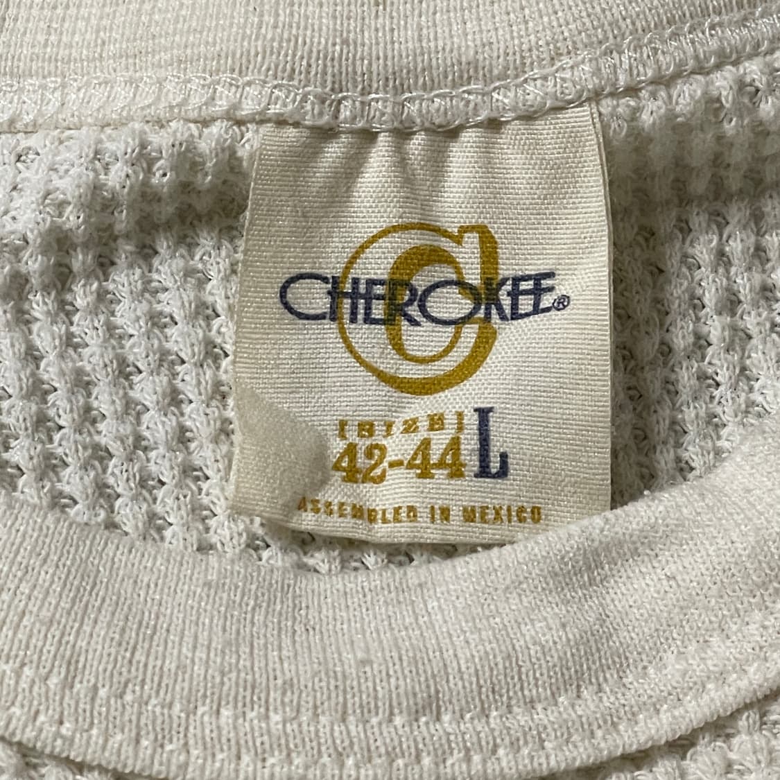 90s 써멀 와플티 L 상품이미지3