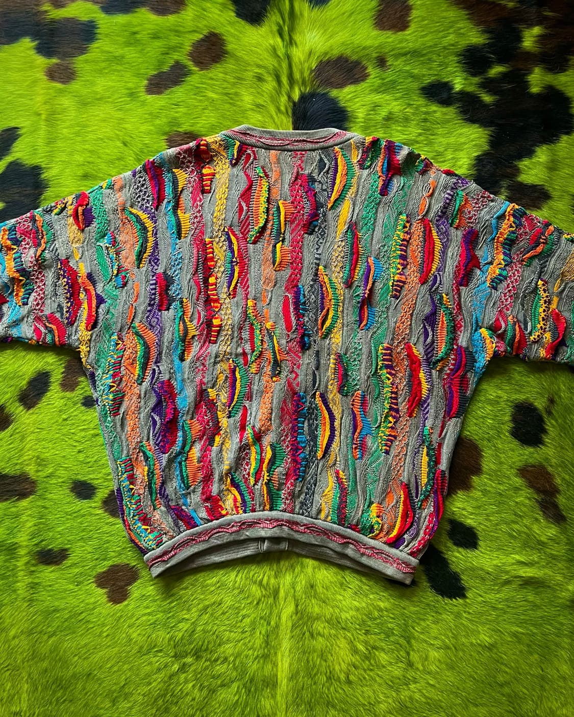 1990s COOGI Original Cable Knit Cardigan 상품이미지8