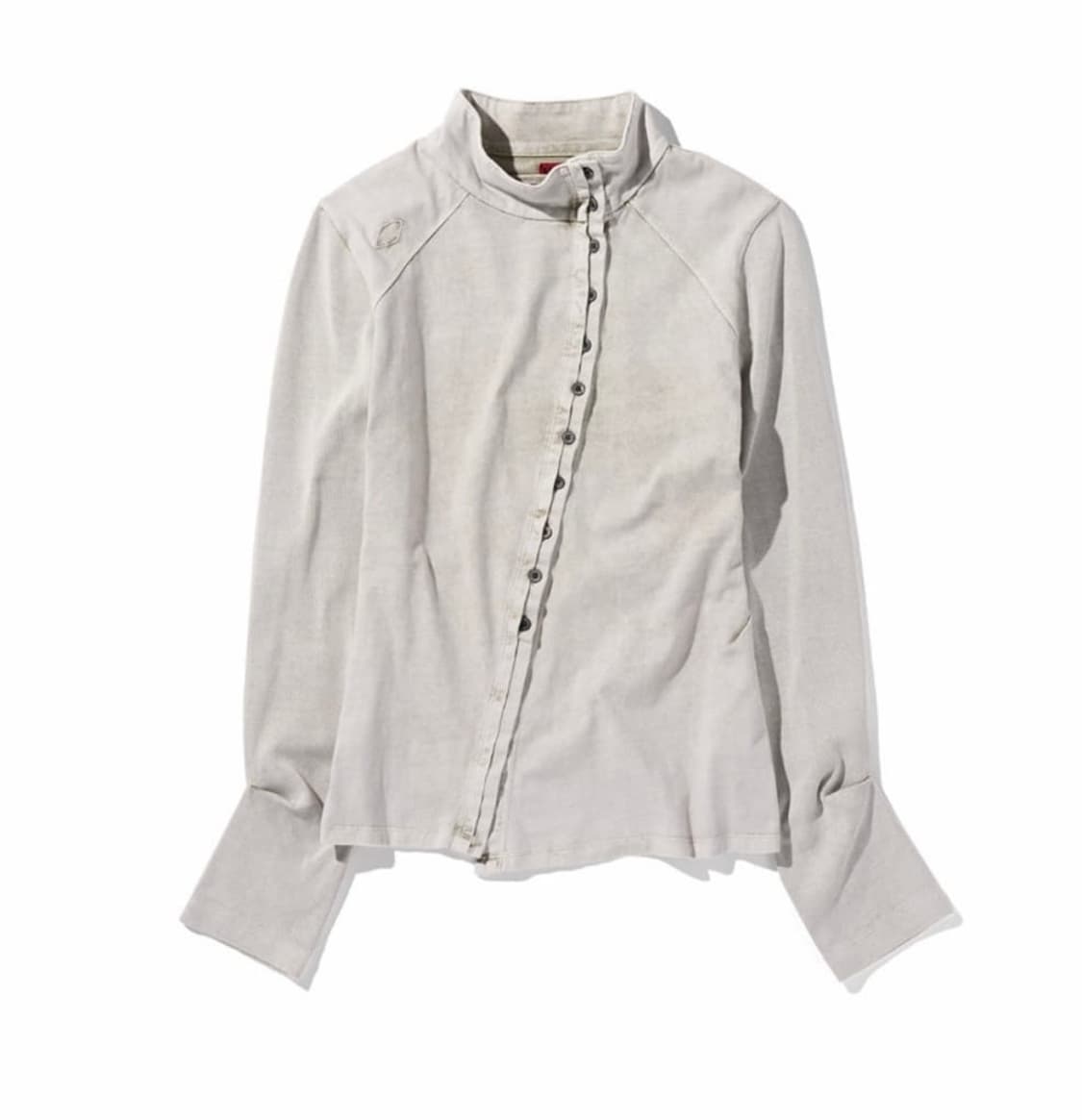 미스치프 워시드 저지 셔츠 라이트베이지 S 상품이미지1