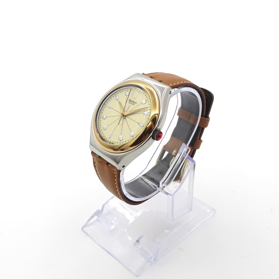 SWATCH 빈티지 스와치 컬렉션 레더 손목시계  상품이미지3