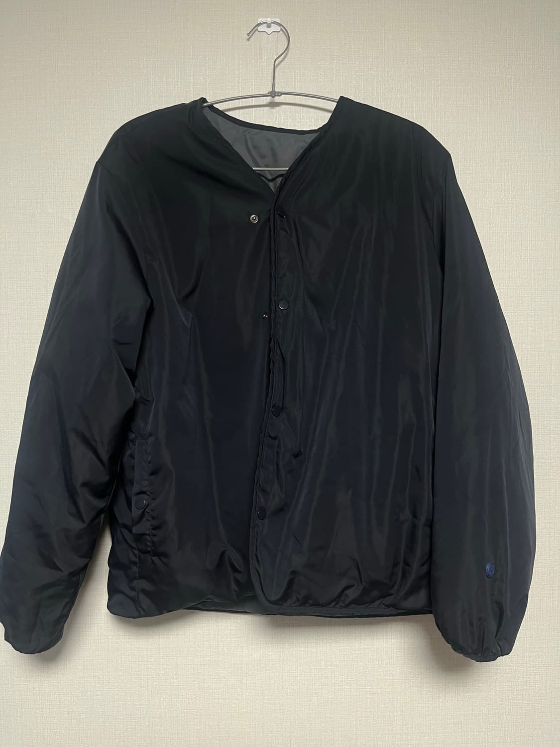 나나미카 리버서블 다운 가디건 네이비 상품이미지1