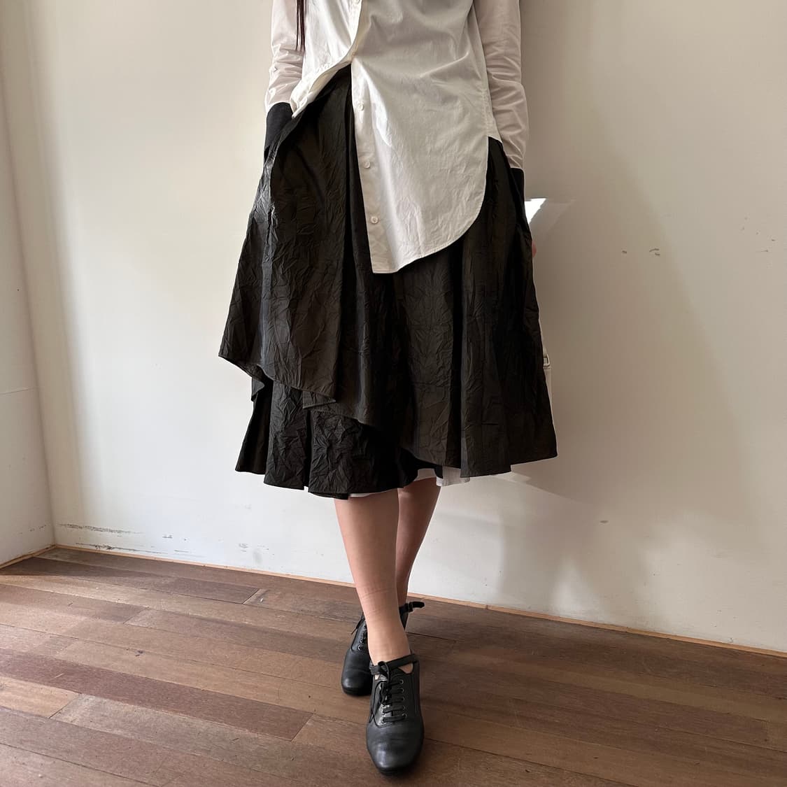 질샌더 jil sander navy 디테일 스커트 상품이미지2