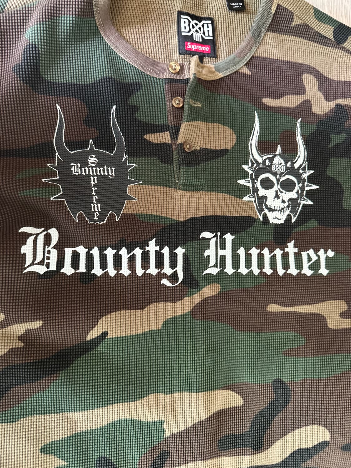 슈프림 x 바운티헌터 써멀 헨리 롱슬리브 상품이미지4