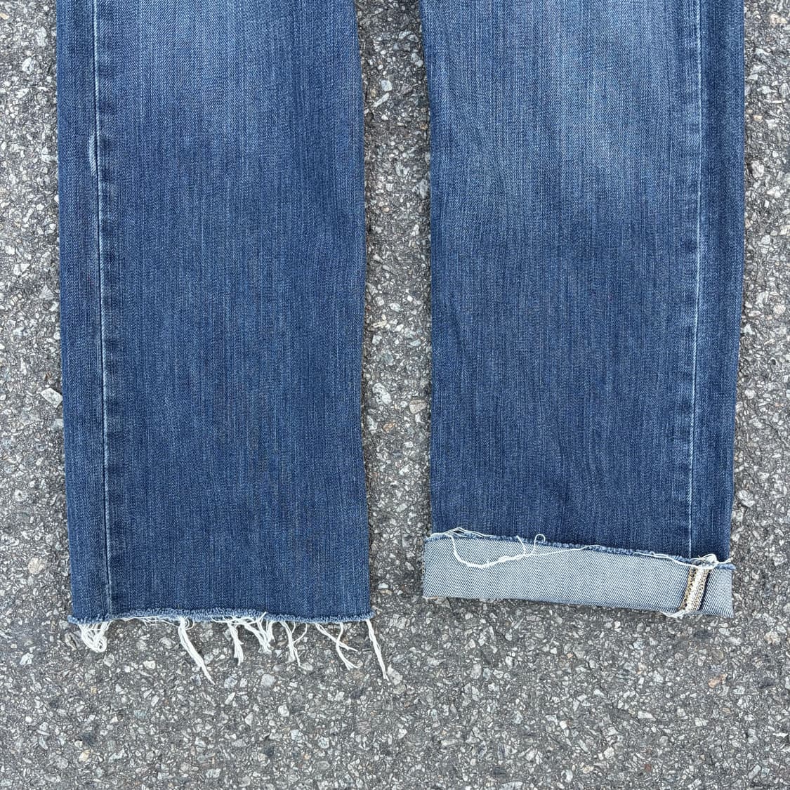 00s 리바이스 501 컷오프 중청 데님 (30) 상품이미지4