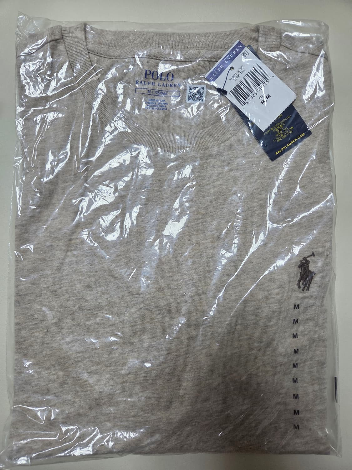 폴로 랄프로렌 베이직 라운드넥 반팔 티셔츠 L, M 상품이미지3