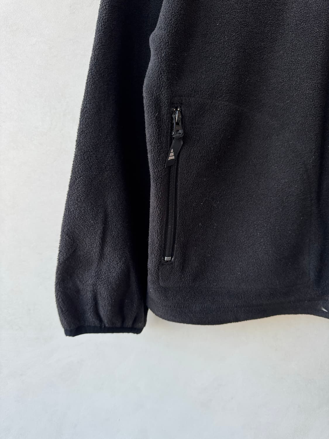 90s 아디다스 센터 로고 후리스 반집업 상품이미지6