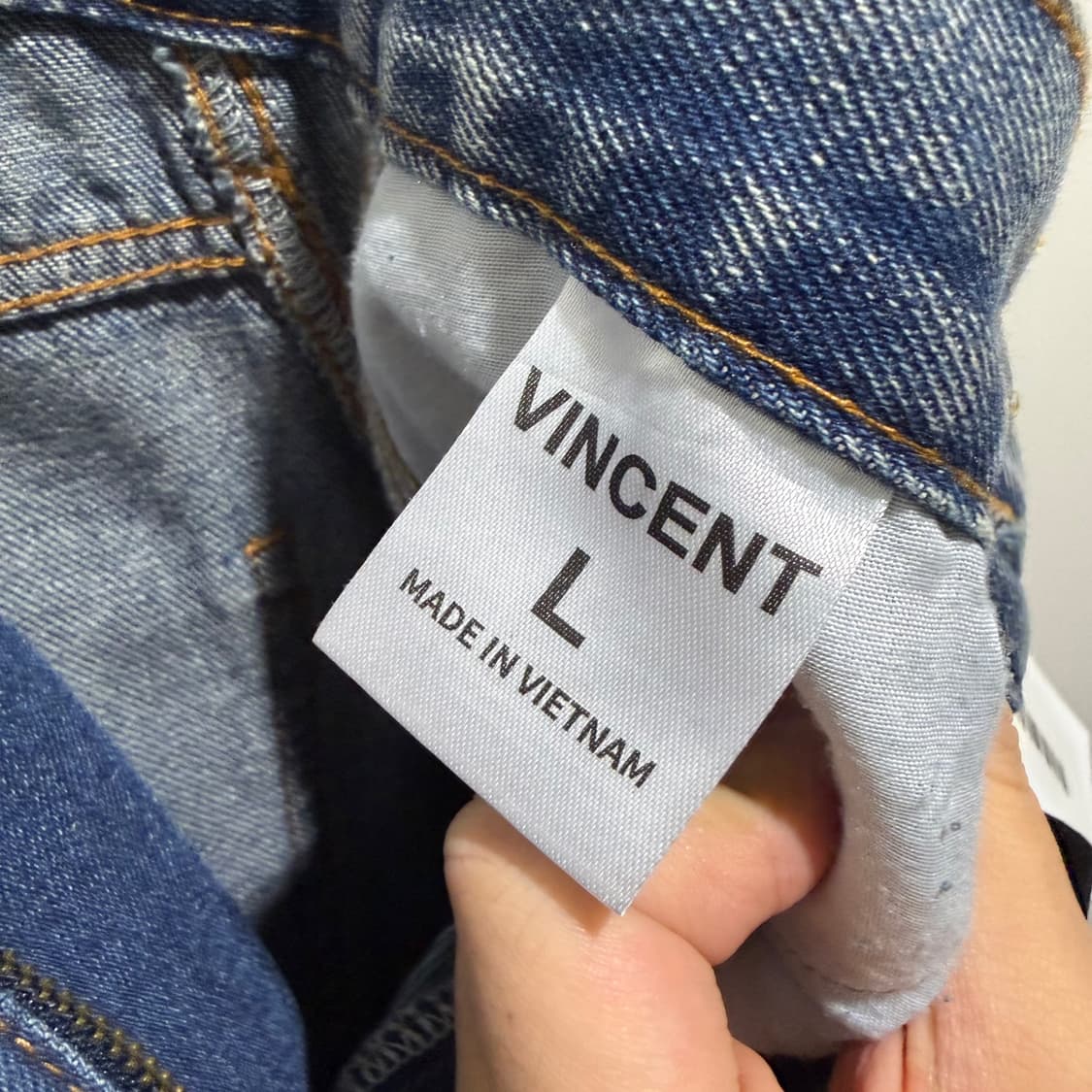 빈센트 와이드 데님팬츠  상품이미지6