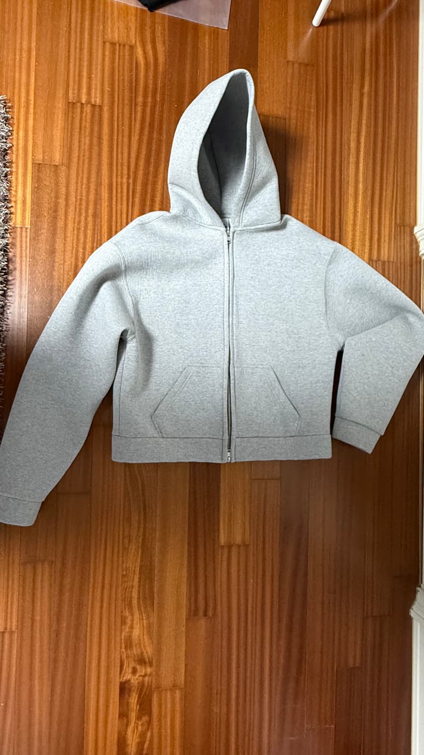 코인서울 크롭 후드 집업 os 상품이미지3