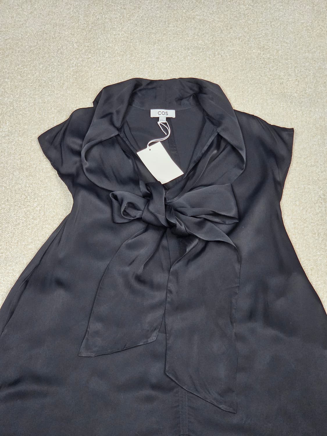 (새상품) [COS] 보우 디테일 비대칭 미디 드레스 | S00116 상품이미지2