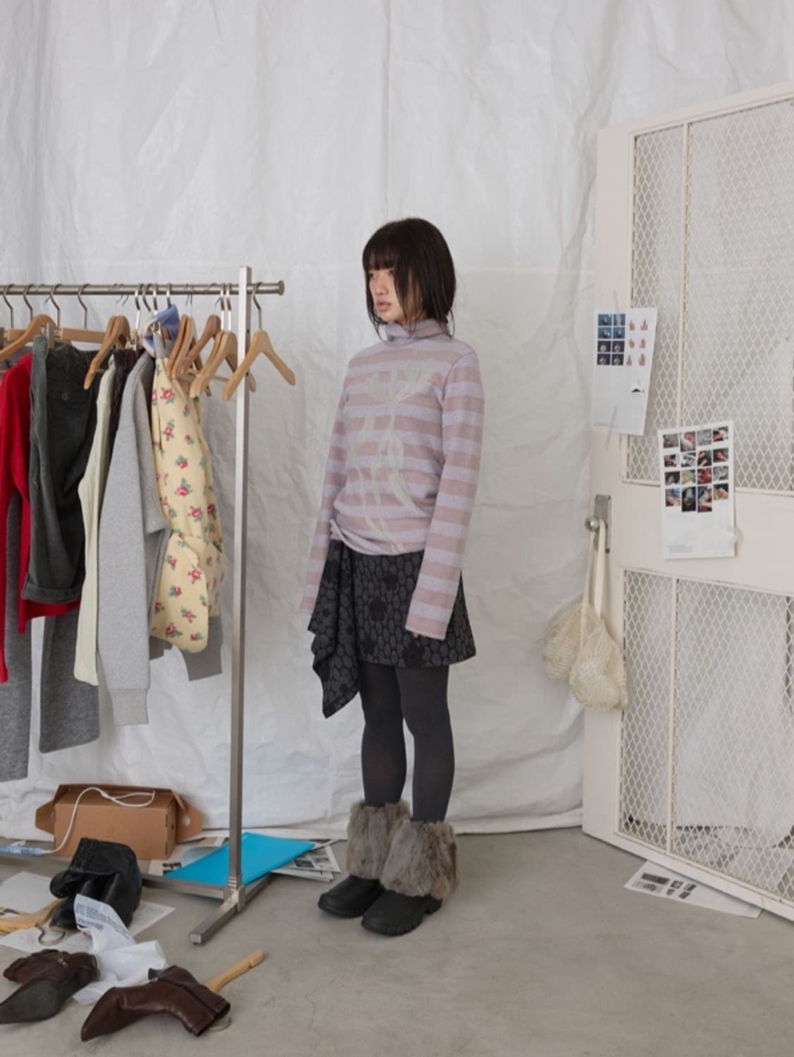 영마일웨어 felt planty turtleneck_ash violet 상품이미지3