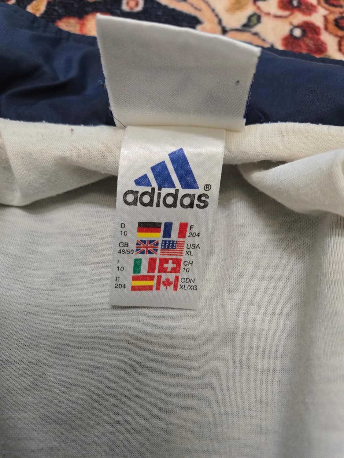 XL 아디다스 올드스쿨 배색 윈드브레이커 자켓(실측2XL) 상품이미지9