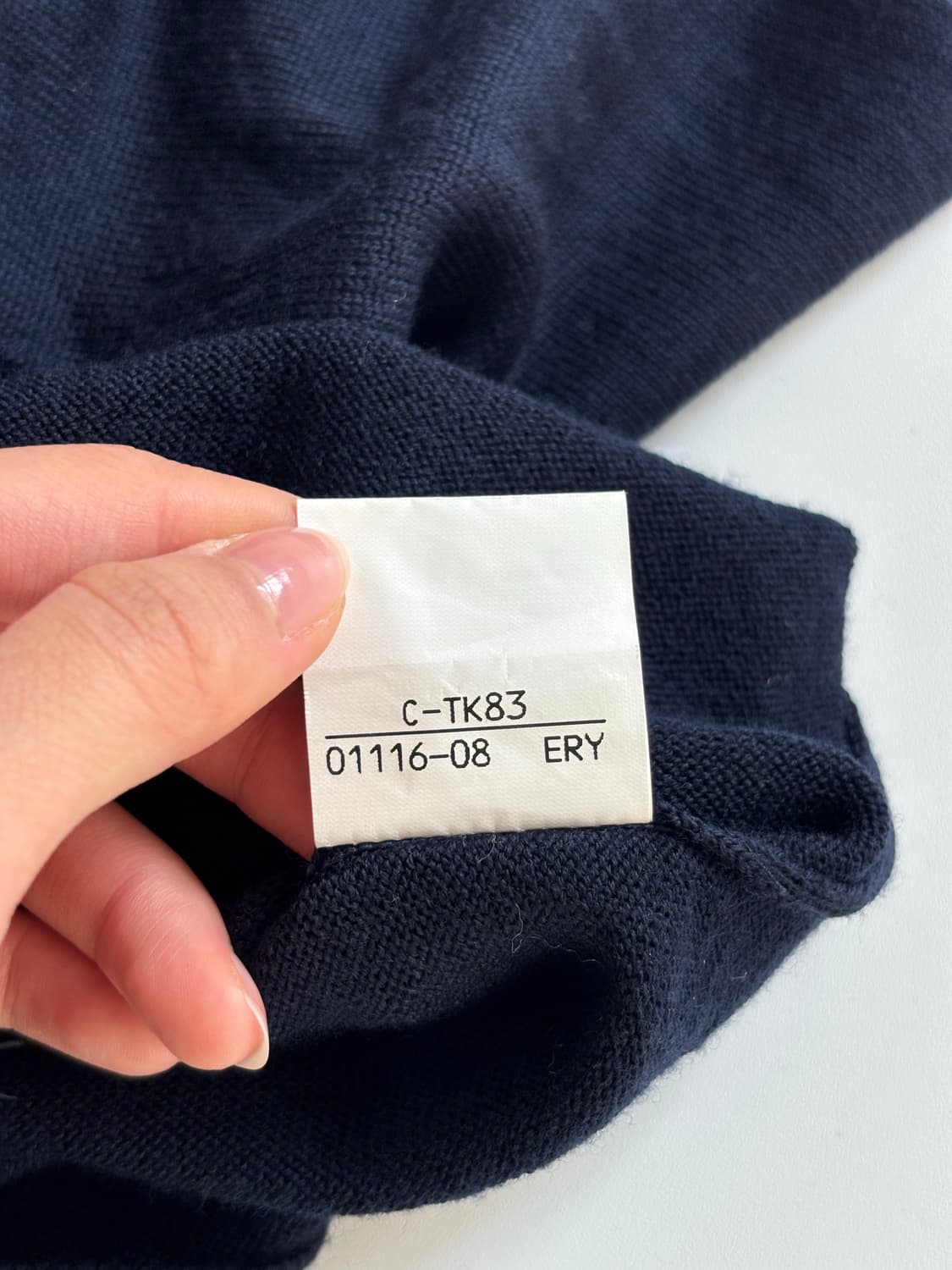 Burberry 버버리 네이비 금장 버튼 가디건  상품이미지9