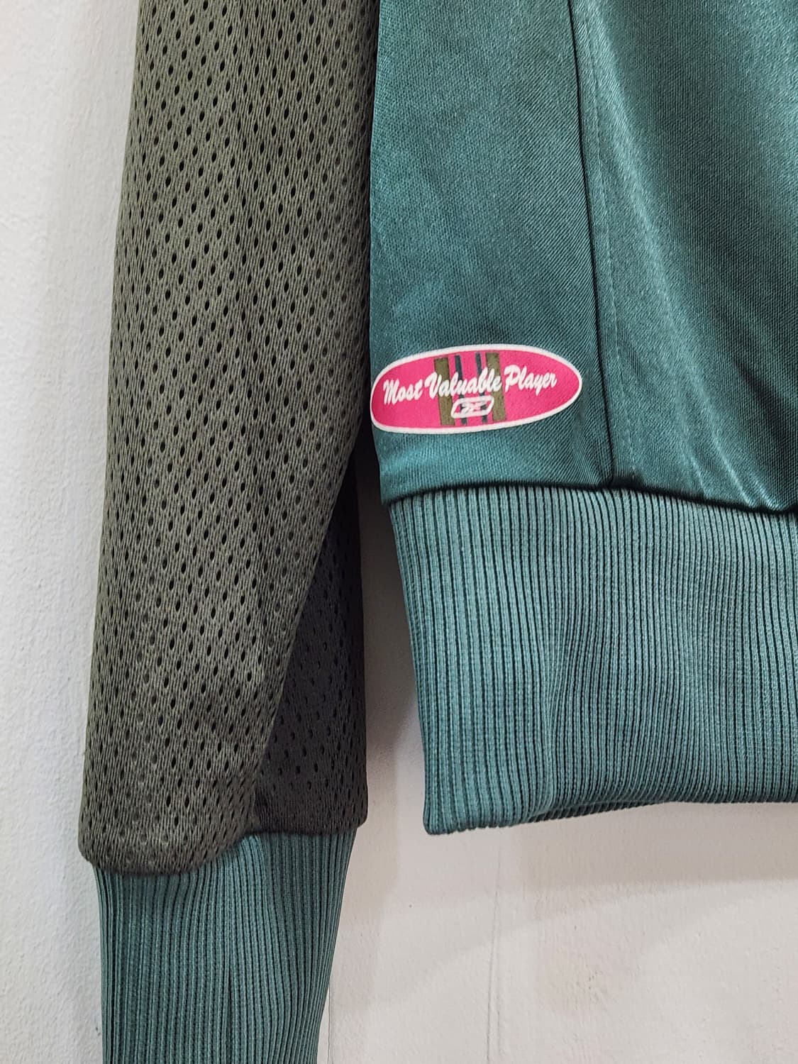 [90] 리복 Y2K 카키그린 메쉬 후드 집업 여성90 상품이미지5