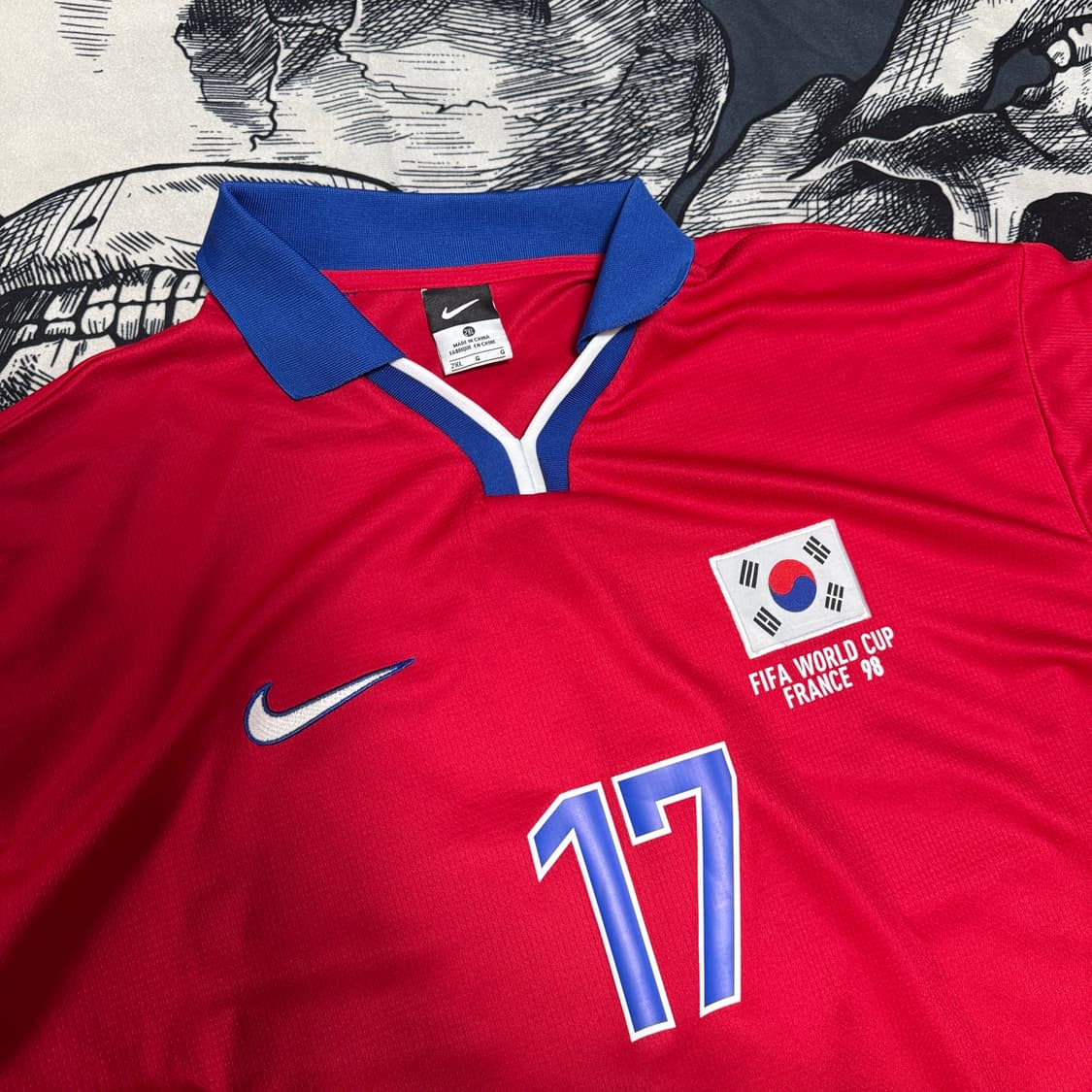 나이키 98 월드컵 대한민국 유니폼 하석주 마킹 2XL사이즈  상품이미지4