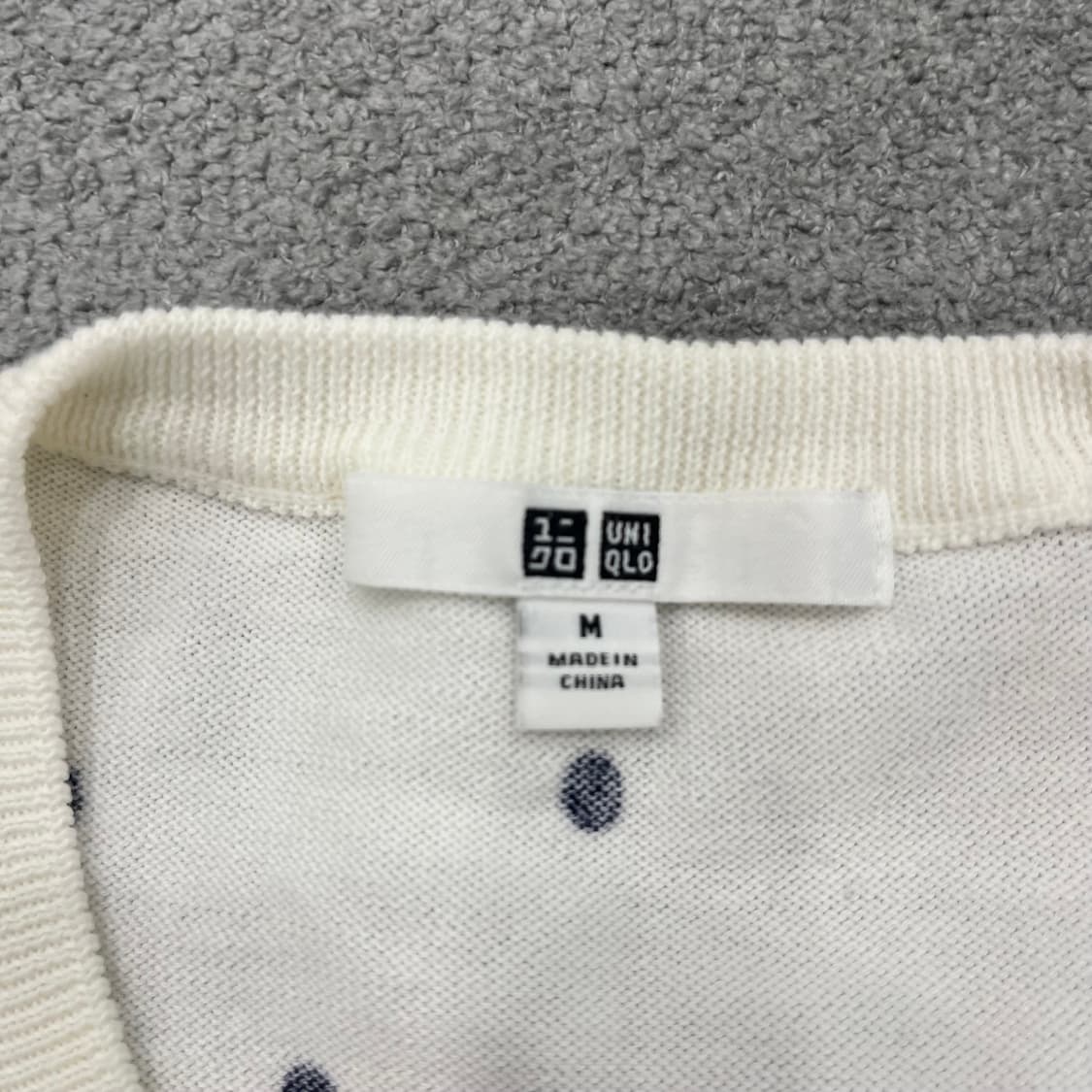 M 유니클로 우먼스 폴카닷 도트 가디건 상품이미지7