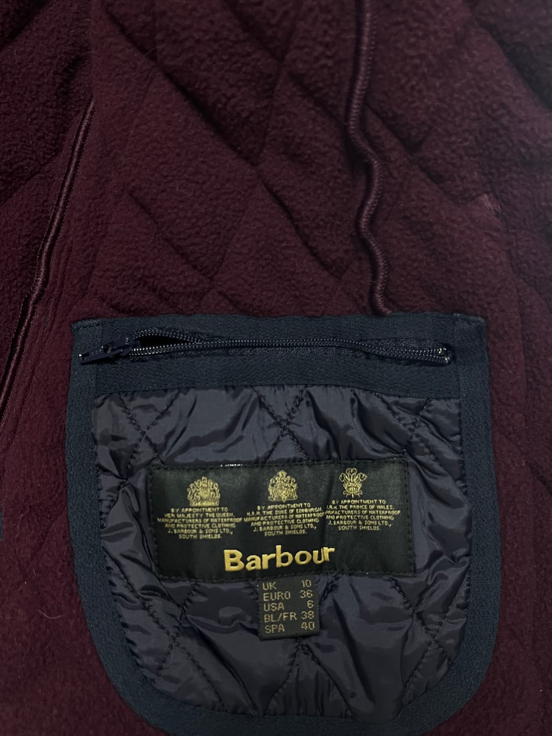 바버 퀄팅 베스트 상품이미지4