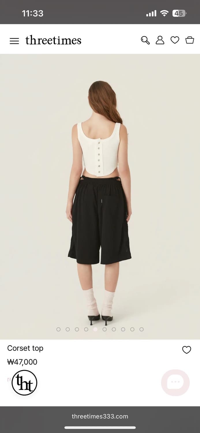 쓰리타임즈 corest top 상품이미지3