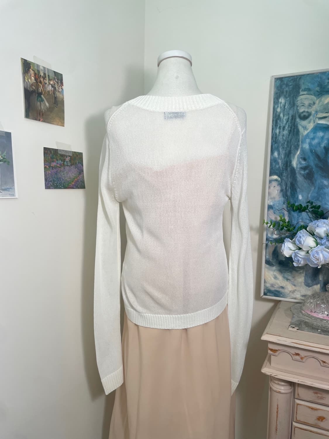 ivory summer one-button cardigan 상품이미지5