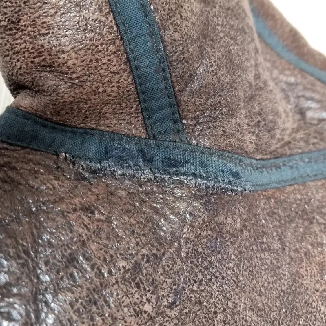 미군 밀리터리 b-3 무스탕 천연 양가죽 양털 브라운(100) 상품이미지4