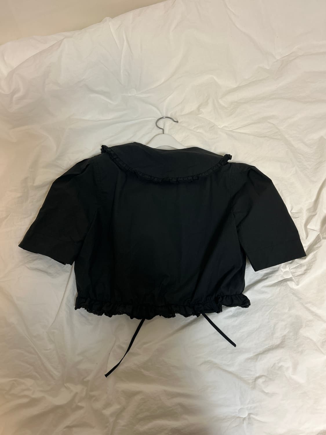 그로브 모리스 블라우스 블랙 상품이미지4