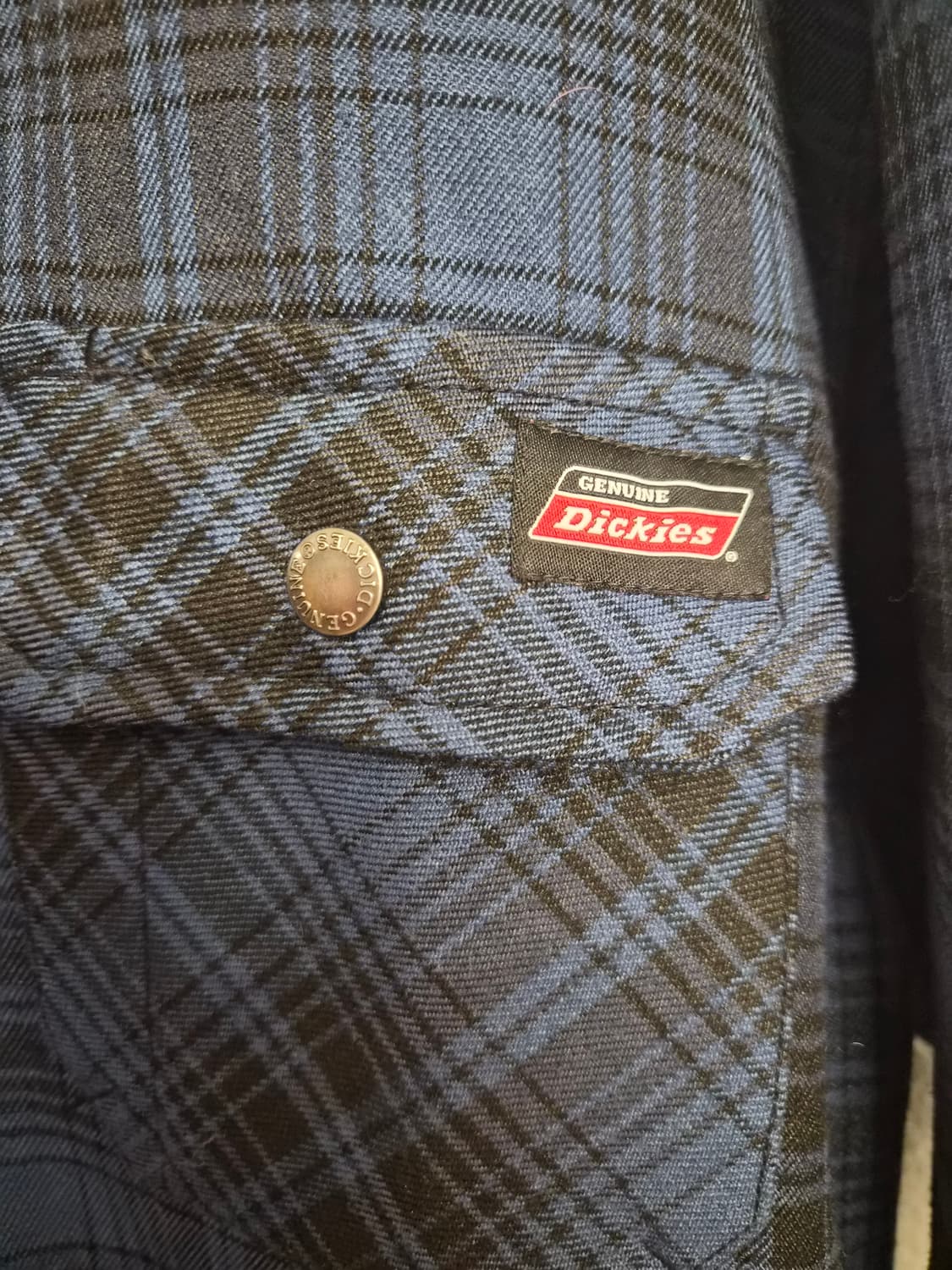 XL/110) 디키즈 플란넬 기모 후드 워크 셔츠 팝니다 상품이미지3