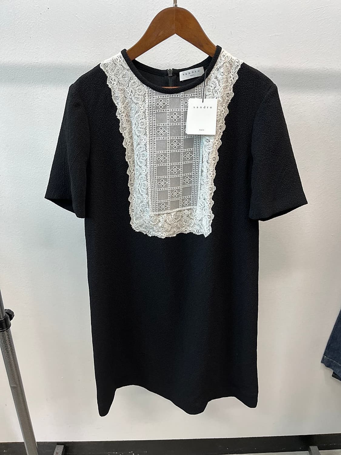 여) 산드로 레이스 미니원피스  상품이미지2