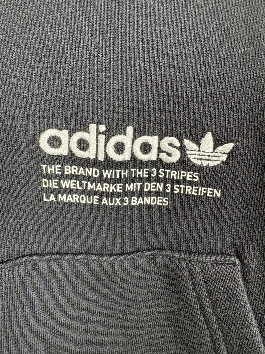 아디다스 트라이컬러 트레포일 후드티 상품이미지4