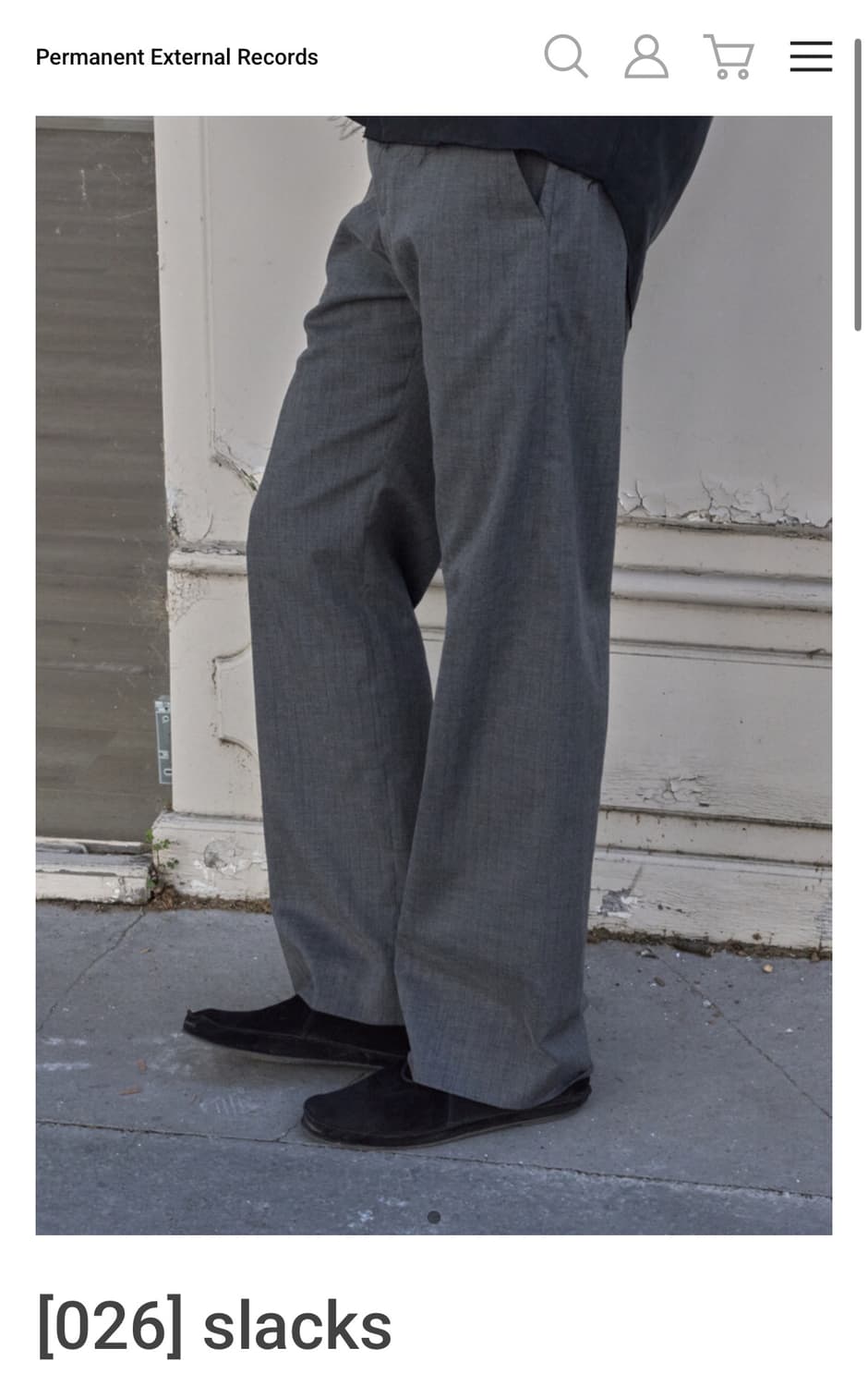 (1) 머듈 블랙 슬랙스 상품이미지1