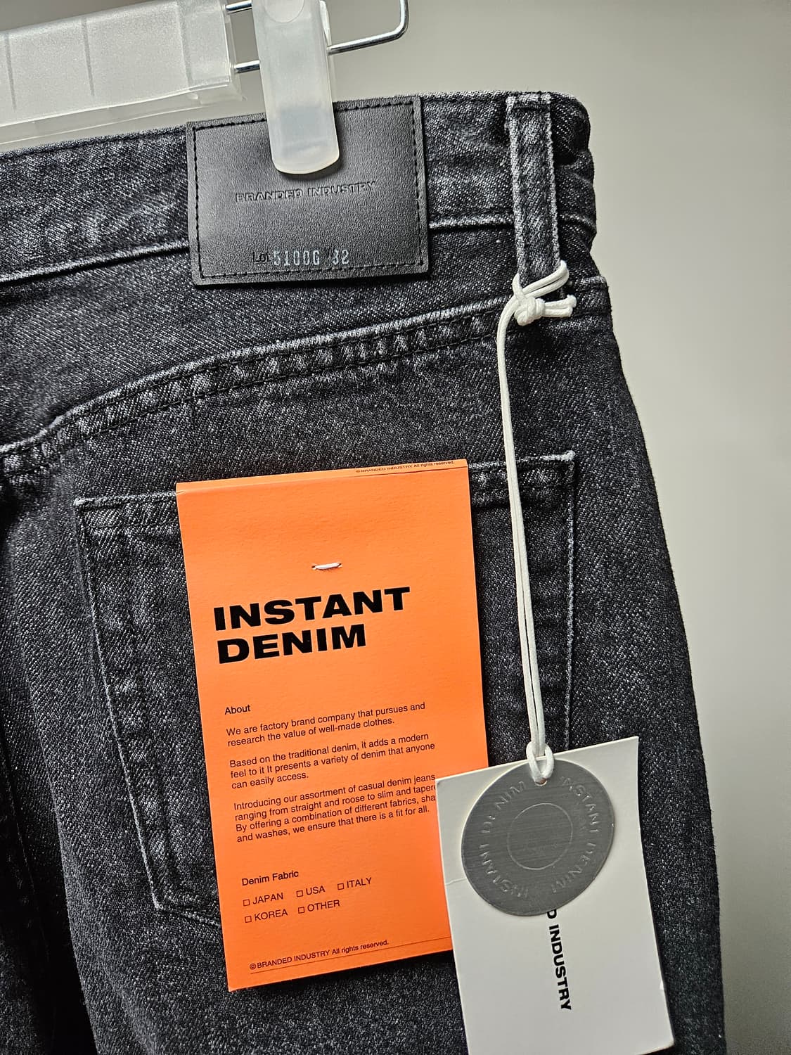 브랜디드 51006 히시모토 흑청 32사이즈 상품이미지2