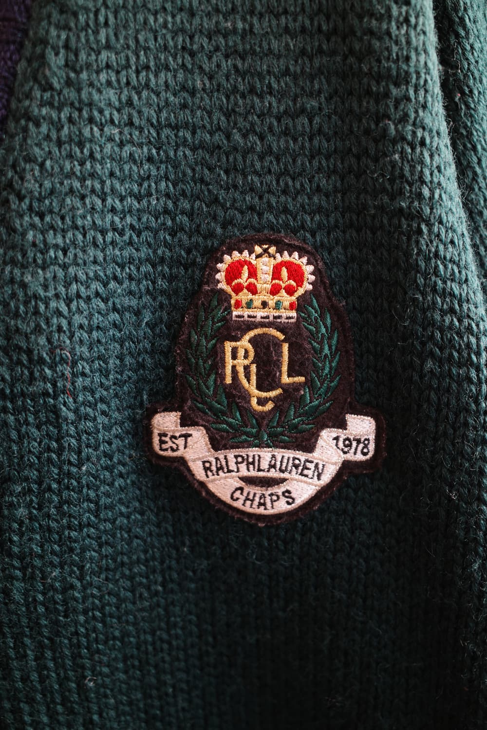 Chaps by RALPH LAUREN 패치 울 가디건 상품이미지4