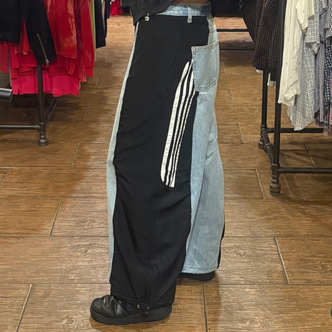 [HI] adidas 커스텀 벌룬 데님팬츠 상품이미지4